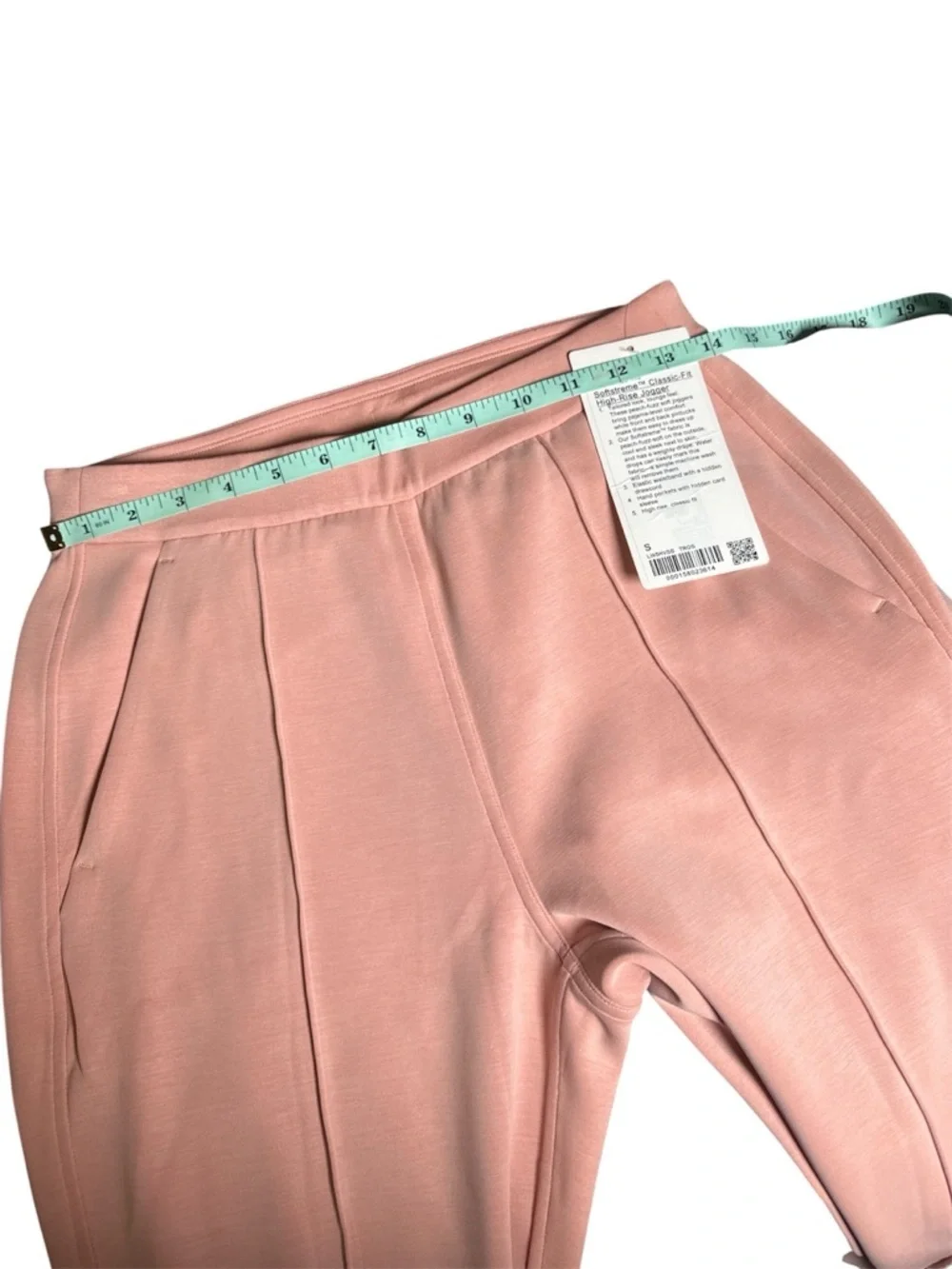 Lululemon Softstreme High Rise Jogger Small NWT Tea Rose